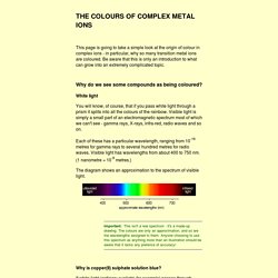 mplex ions - colour