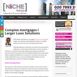 Complex mortgages I Larger Loan Solutions