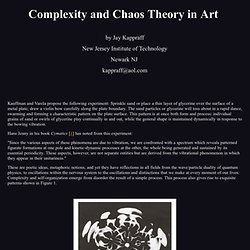 Complexity and Chaos Theory in Art - StumbleUpon