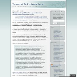 Complexity « Tyranny of the Prefrontal Cortex