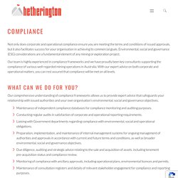 Mining Tenement Consultant – Hetherington