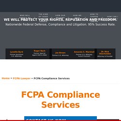 FCPA Compliance Services