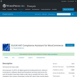 EU/UK VAT Compliance Assistant for WooCommerce – Extension WordPress