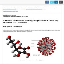 Vitamin C Evidence for Treating Complications of COVID-19 and other Viral Infections
