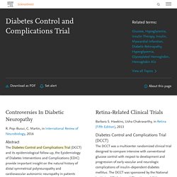 Diabetes Control and Complications Trial - an overview