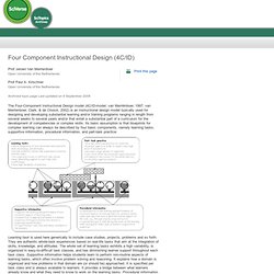 Four Component Instructional Design (4C/ID)