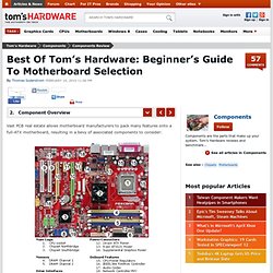 Component Overview : Best Of Tom’s Hardware: Beginner’s Guide To Motherboard Selection