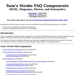 Sam's Strobe FAQ Components: HTML, Diagrams, Photos, and Schemat