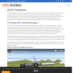 CTC Global ACCC® Hardware components ensure execution & longevity