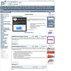 Components > Experts IDE etc. > Tools. Torry's Delphi Pages