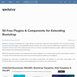 50 Extensions and Plugins for Extending Bootstrap