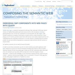 Embedding SWP Components into Web Pages with jQuery » TopQuadrant, Inc