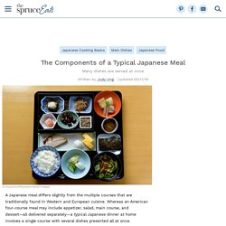 Les composants d'un repas japonais
