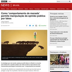 Como 'comportamento de manada' permite manipulação da opinião pública por fakes - BBC News Brasil