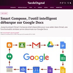 Smart Compose, l’outil intelligent débarque sur Google Docs