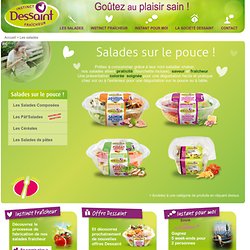 Salades composées - Repas rapide - Pause déjeuner - Dessaint Fraicheur