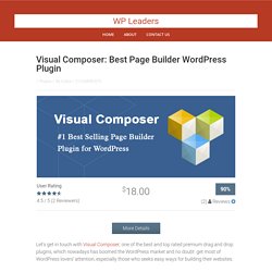 Visual Composer Review: Page Builder WordPress Plugin