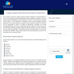 Conga Composer Document Generation in Salesforce