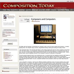 Composers and Computers