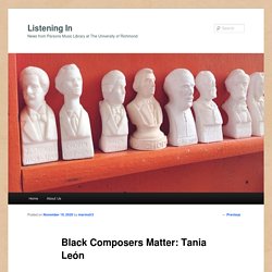 Black Composers Matter: Tania León