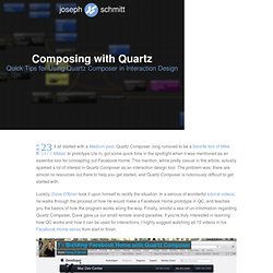 Composing with Quartz — Joe Schmitt