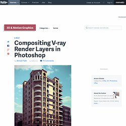 Compositing V-ray Render Layers in Photoshop