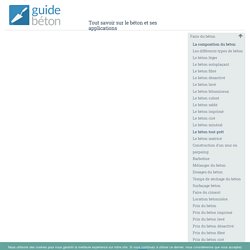 Guidebeton.com : tout savoir sur le béton et ses applications