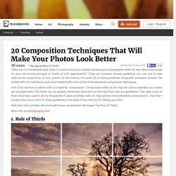 20 Composition Techniques That Will Make Your Photos Look Better