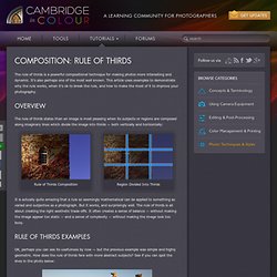 Composition: Using the Rule of Thirds
