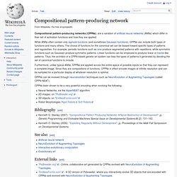 Compositional pattern-producing network