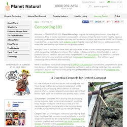 Composting 101 - How to Make Compost
