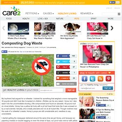 Composting Dog Waste