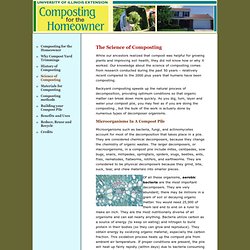The Science of Composting - Composting for the Homeowner