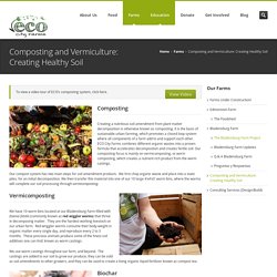 ECO City Farms – Composting and Vermiculture: Creating Healthy Soil