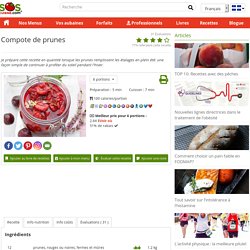 Compote de prunes