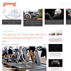 "Compound 14" mimics the effects of exercise without setting foot in the gym