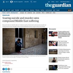 Soaring suicide and murder rates compound Middle East suffering