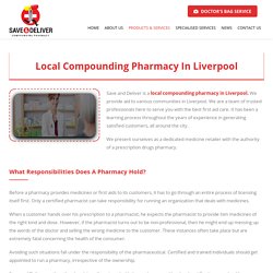 Local Compounding Pharmacy In Liverpool