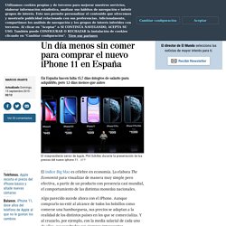 Un día menos sin comer para comprar el nuevo iPhone 11 en España