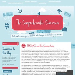 The Comprehensible Classroom