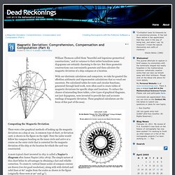 Dead Reckonings » Magnetic Deviation: Comprehension, Compensation and Computation (Part II)