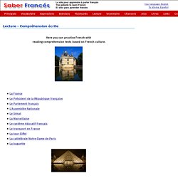 French reading comprehension exercises