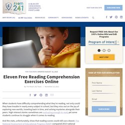 11 Free Reading Comprehension Exercises Online