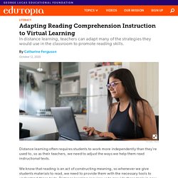 Adapting Reading Comprehension Instruction to Virtual Learning in Middle and High School