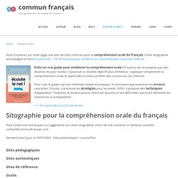 compréhension orale du français : les meilleurs liens