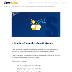 9 Reading Comprehension Strategies - How to Conquer Comprehension!