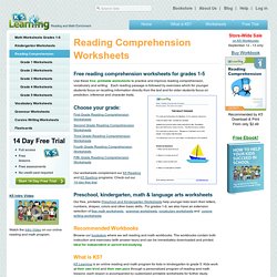 Free Reading Comprehension Worksheets - Printable