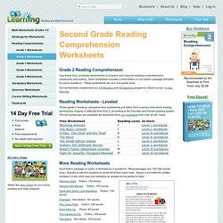 Free printable second grade reading comprehension worksheets