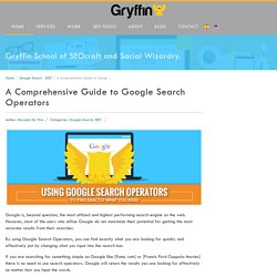 Comprehensive Guide to Using Google Search Operators