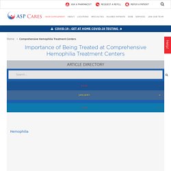 Hemophilia Treatment Centers At ASPCares